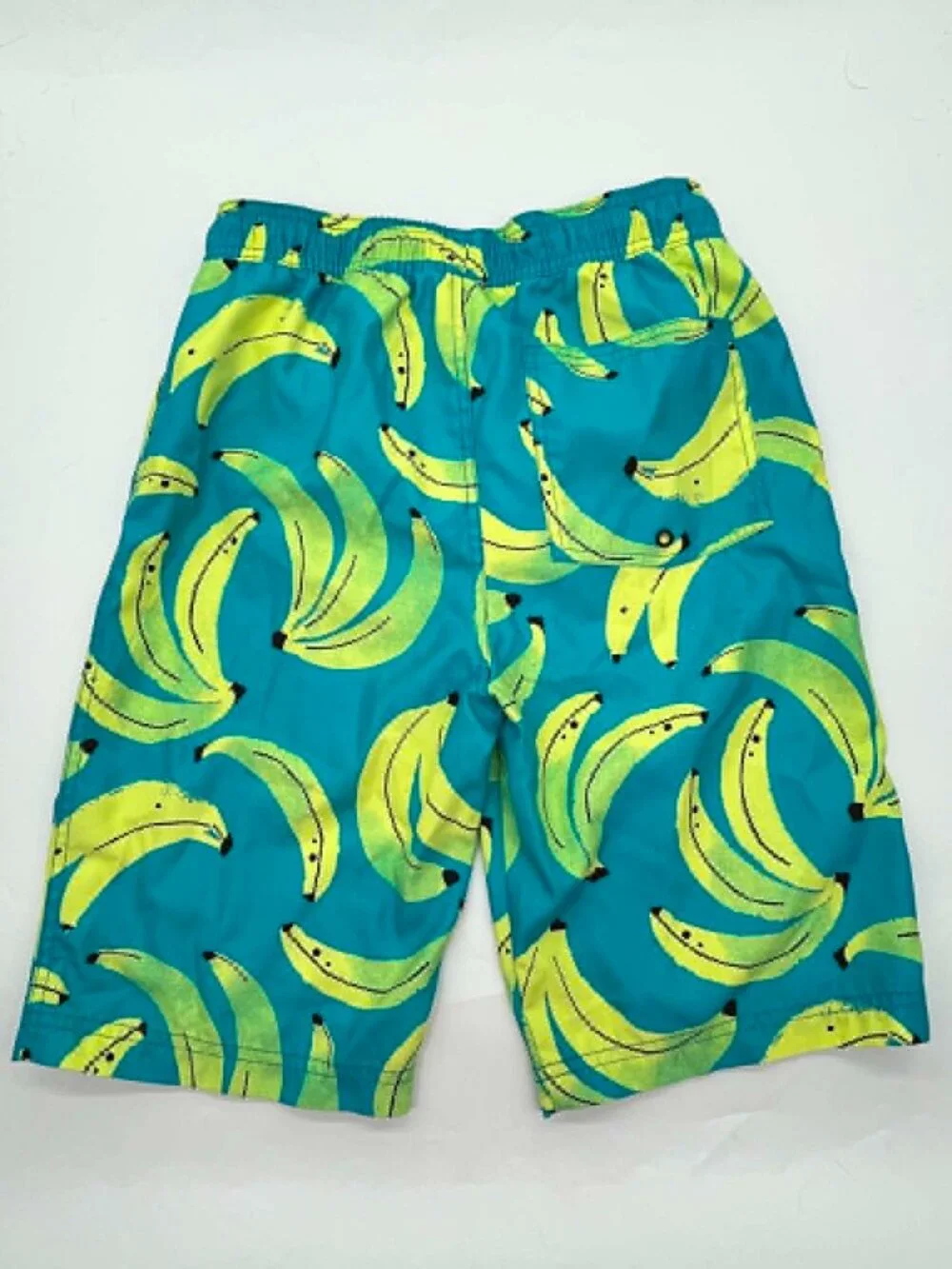 Tea Collection Boys Full Length Swim Trunks Shorts Bottoms Bananas VGUC Size 16